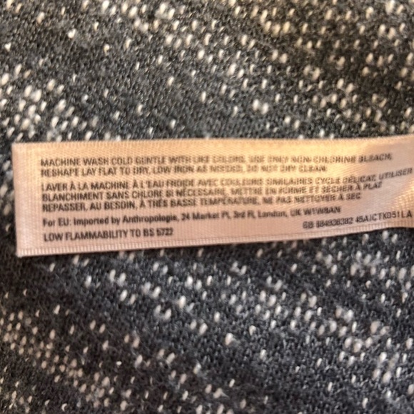 Anthropologie Saturday Sunday Black and White Cowl Neck Sweater - Picture 9 of 9